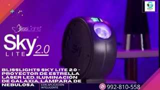 BlissLights Sky Lite 2 0   Proyector de estrella láser LED, iluminación de galaxia, lámpara de nebul
