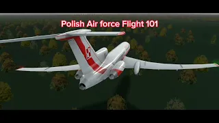 Polish Air force Flight 101 (recreation RFS) #video #plane #disaster #crash #flight #101