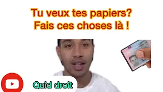 😱5choses que tous les sans papiers doivent faire pour avoir leurs titres de séjour  facilement🇫🇷