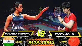 Badminton Pusarla V Sindhu vs Wang Zhi Yi Women's Singles Final