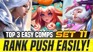 Top 3 Comp for Easy Rank Push | TFT Set 11