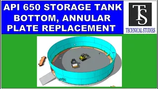 API 650 STORAGE TANK BOTTOM, ANNULAR PLATE REPLACEMENT LOW COST METHOD FOR BEGINNERS AND EXPERTS