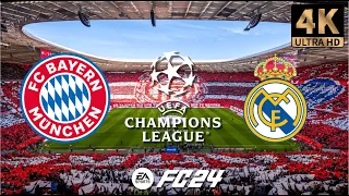 Bayern Munich vs Real Madrid | UEFA Champions League | EA FC 24 | PS5™ 4K HD