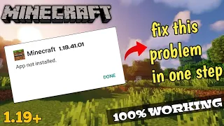 Minecraft PE 1.19+ App not Install problem 2022|| Fix This problem in One Step ||Work in All version