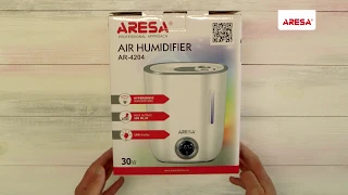 Распаковка увлажнителя воздуха / Unpacking of air humidifier ARESA AR-4204