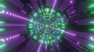 Glowing Neon Lights Disco VJ Loops 1Hour animated background Video