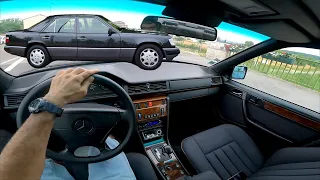 The legend Mercedes-Benz W124 E280 Running with E85 Ethanol POV Test Drive