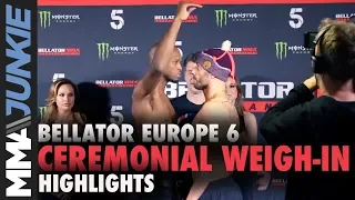 Bellator Europe 6: Ceremonial weigh-in faceoffs