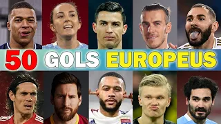 Os 50 GOLS Mais INCRÍVEIS do Futebol Europeu de 2021 até agora
