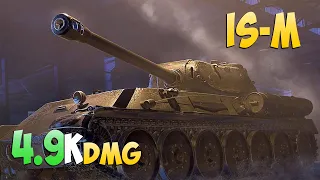 IS-M - 5 Frags 4.9K Damage - In the bushes! - World Of Tanks