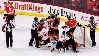 Tempers flare as Tkachuk gets under skin of Simmonds, Flyers