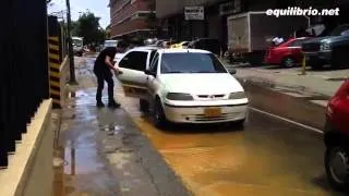 Taking Taxi to Cross a Puddle Prank