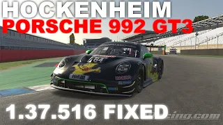 iRacing Porsche 992 GT3 Hockenheim (FIXED) | Track Guide + Hotlap