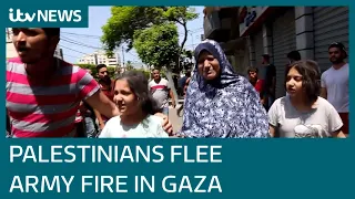 Death toll climbs as Palestinians flee Israeli fire in Gaza | ITV News