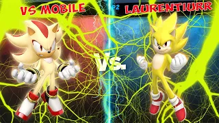 Sonic Force Party Match 1vs1 - Super Shadow (vsMobile) vs  Movie Super Sonic (Laurentiurr) Gameplay