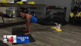 Fitness tip: Slider plank