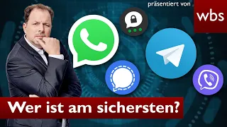 WhatsApp, Signal & Co: Der sicherste Messenger ist... | Anwalt Christian Solmecke