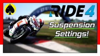 RIDE 4 - Suspension Settings!