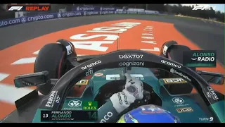 Leaked Super Angry Fernando Alonso Radio Blaming Aston Martin F1 For Spinning