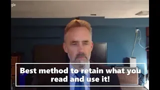 Dr. Jordan Peterson on Retaining and Using What You Read!