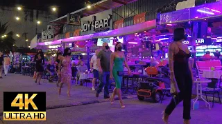 Pattaya 4K Walk Friday Night & Evening Walk. TREE TOWN, Soi Honey, LK METRO, Soi Bua Khao.