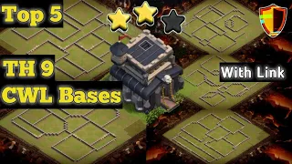 TH 9 CWL Bases | Clash of Clans