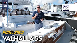 NEW VALHALLA 55 seen at the Palm Beach Boat Show 2023 - The Boat Show