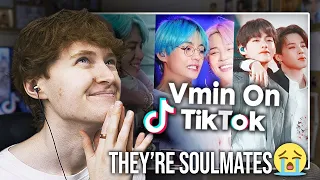 THEY'RE SOULMATES! (BTS Vmin TikTok Compilation | Reaction)