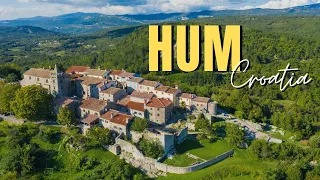 Hum - the smallest town in world! (Croatia)