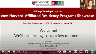 Harvard Affiliated Residency Programs Showcase | Virtual (2021)