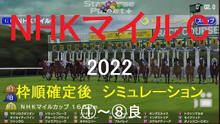 （スタポケ）NHKマイルカップ（GⅠ）2022シミュレーション枠順確定後8パターン【競馬予想】