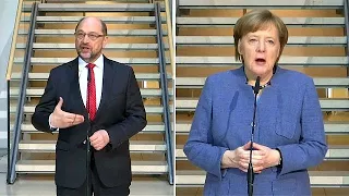 Merkel and Schulz fail to produce coalition deal