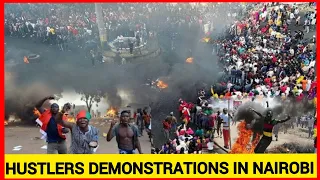 No! Enough is Enough!Angry hustlers Chanting Ruto must go storms Nairobi/Stop Demolishing our houses