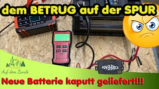 Defekte Starterbatterie desulfatieren reparieren👉Ancel BST100👉Ueznirn Ladegerät👉Power brick