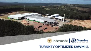Turnkey OPTIMIZED SAWMILL | Mendes Máquinas