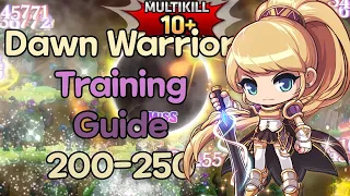 Dawn Warrior Training Guide 200 - 250