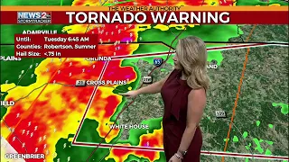 WKRN News 2 Nashville | Tornado Coverage (May 4th, 2021)