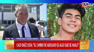 🚨 Caso Báez Sosa: "El cambio de abogado es algo que se habló" - Fernando Burlando