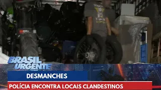 Polícia encontra 4 desmanches de motos no mesmo lugar | Brasil Urgente