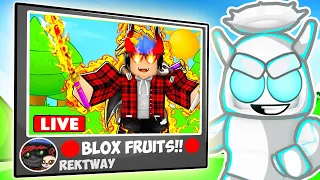 This Streamer Gets ANGRY After I StreamSnipe Him In Blox Fruits...