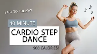 40 MIN CARDIO DANCE WORKOUT FOR WEIGHT LOSS | All Standing | Burn 500 Calories | No Jumping