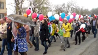 поселок Энергетик 9 мая победа 2017 год!