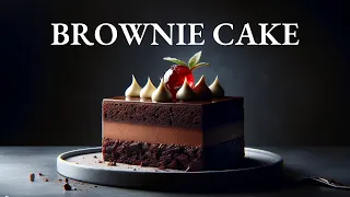 Michelin star BROWNIE DESSERT | Triple Chocolate Cake