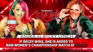 Becky Lynch VS Asuka 1/2