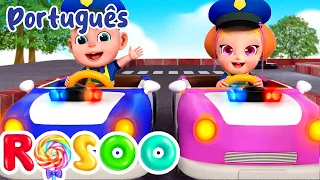 Police Car - Job and Carrer | Rosoo em Português - Músicas Infantis & Canções Infantis