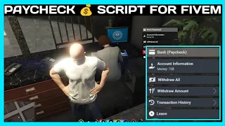 PAYCHECK 💰 SCRIPT *FREE* | FiveM Roleplay Scripts | FiveM Tutorial 2023 | MJ DEVELOPMENT