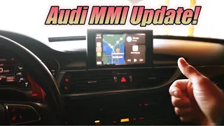 How to Update ur Audi MMI & add Apple CarPlay/ Android Auto at Home!!