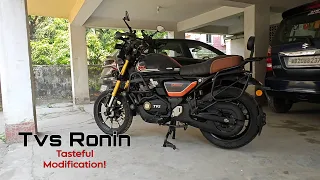 Tvs Ronin, tasteful Modification.