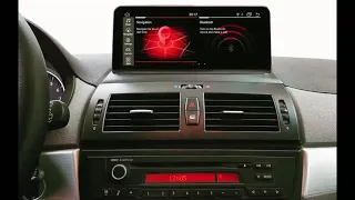 ACARNAVI BMW X3 e83 Qualcomm Snapdragon Android 10.0 screen car navigation ID7 UI octa core.