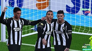 BOTAFOGO x FLUMINENSE  BRASILEIRAO SERIE B AO VIVO COM LMAGENS JOGO DE HOJE ASSISTA AGORA [ PES 21 ]